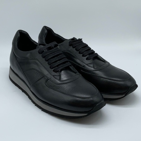 Trust Other - Trust Black leather men’s sneaker